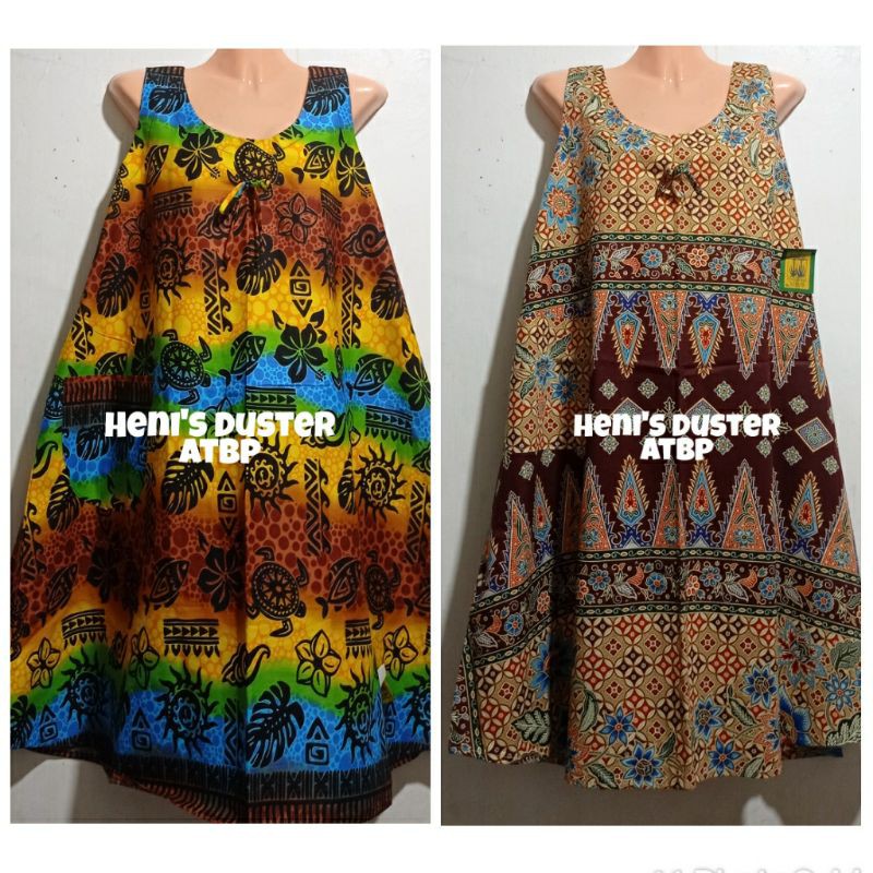 Original batik  duster  for plus size Extra Large Shopee  