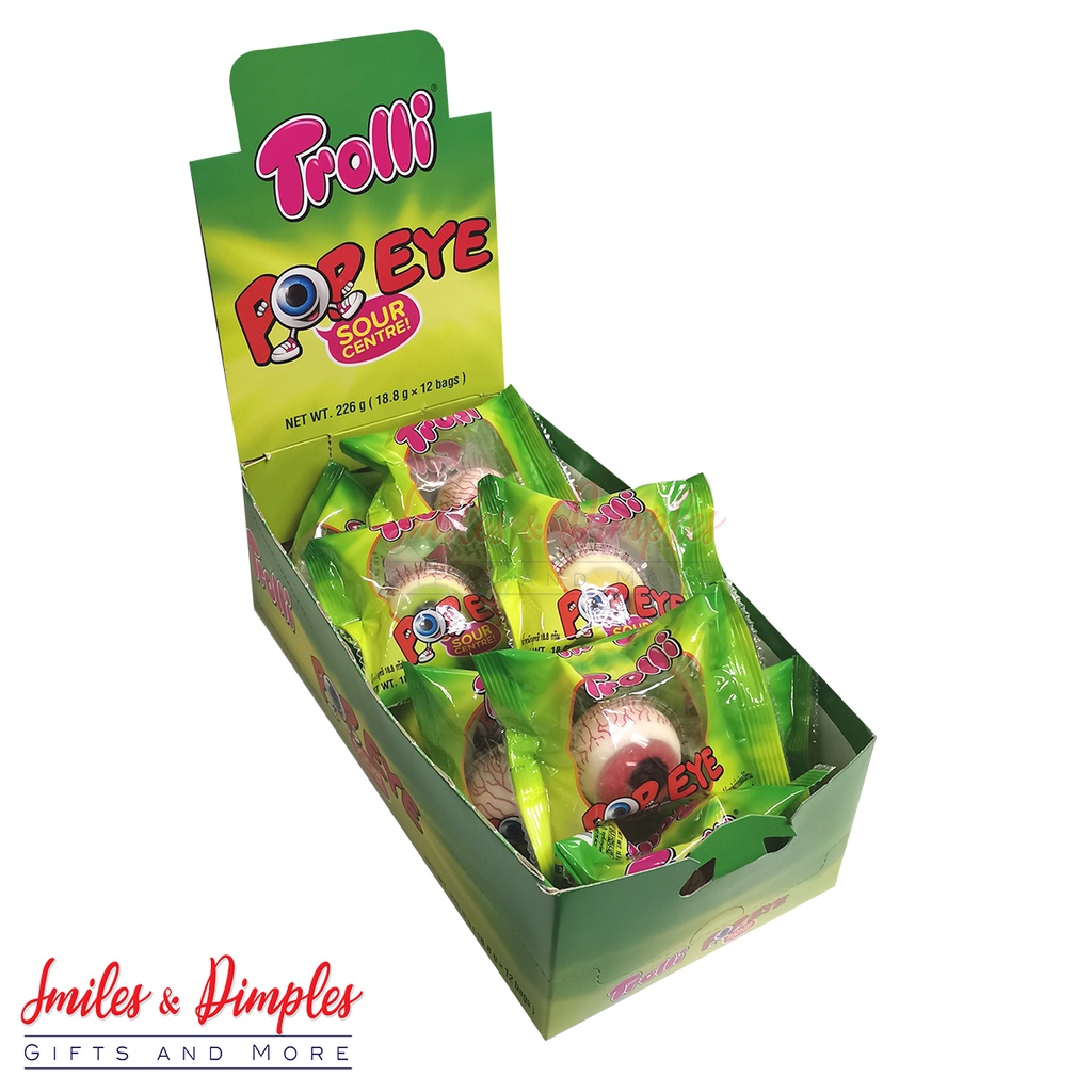 Trolli Pop Eye 18.8g x 12u (EYE BALL GUMMI) Shopee Philippines