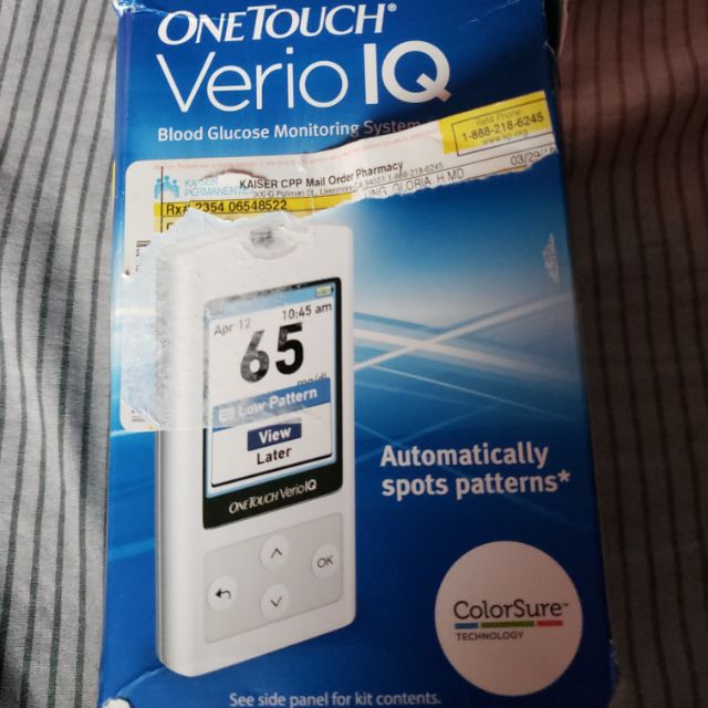 One Touch Verio IQ Blood sugar test | Shopee Philippines