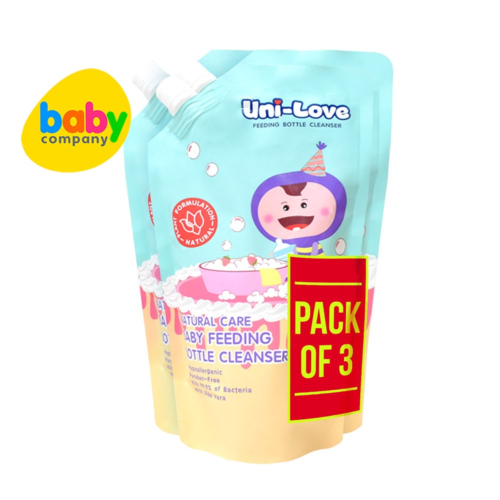 Uni-Love Baby Bottle Cleanser Strawberry Ice Cream 500ml Buy 1 Take 2 ...