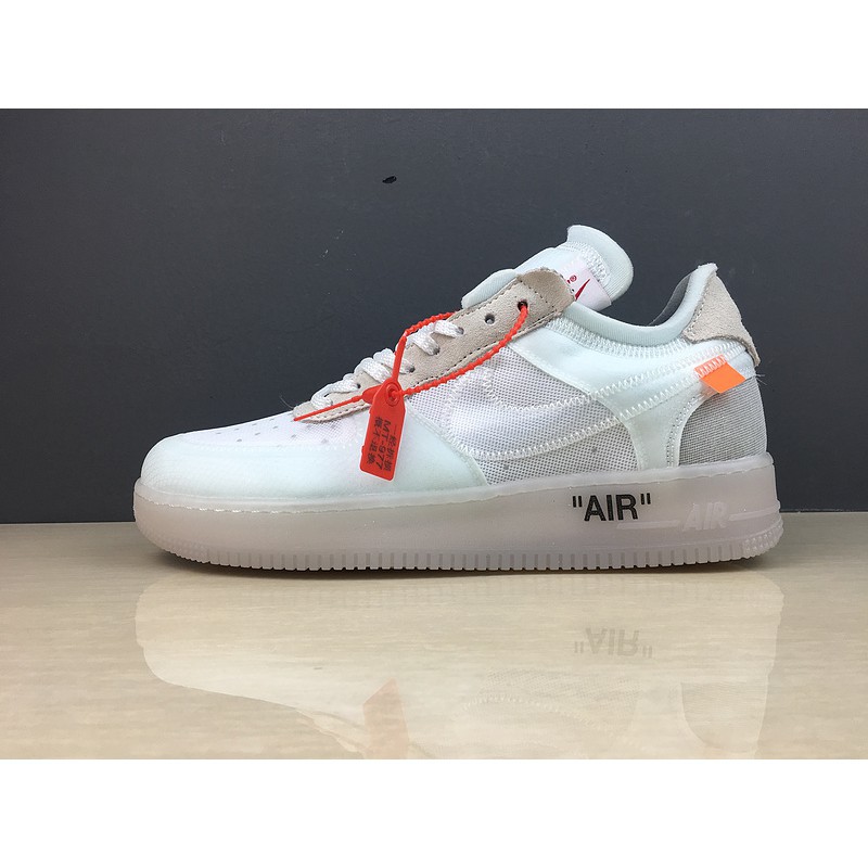 off white air force ones white