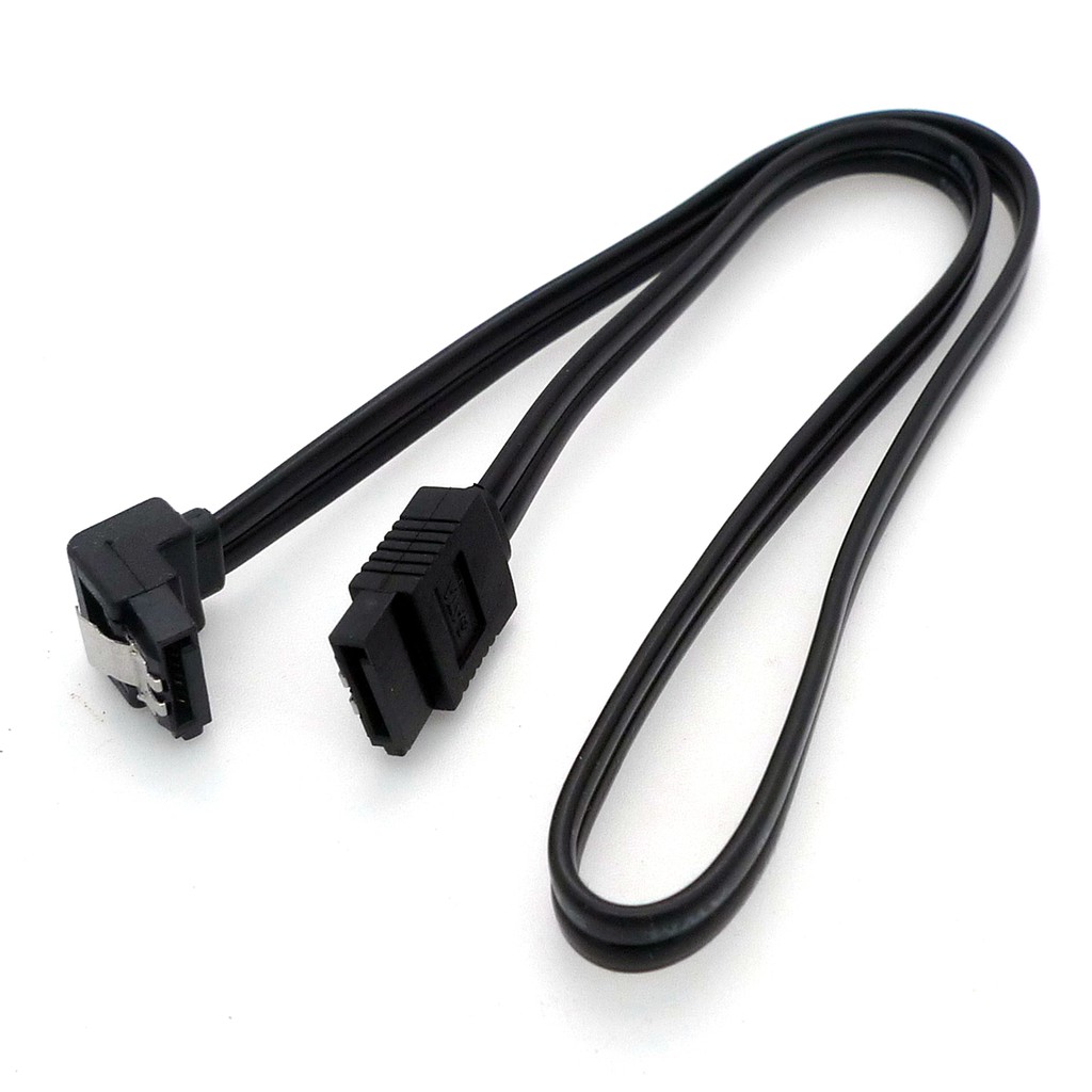 SATA 3 6Gbps Cable 50cm Right Angle SATA III Flat Data HDD SSD Shopee