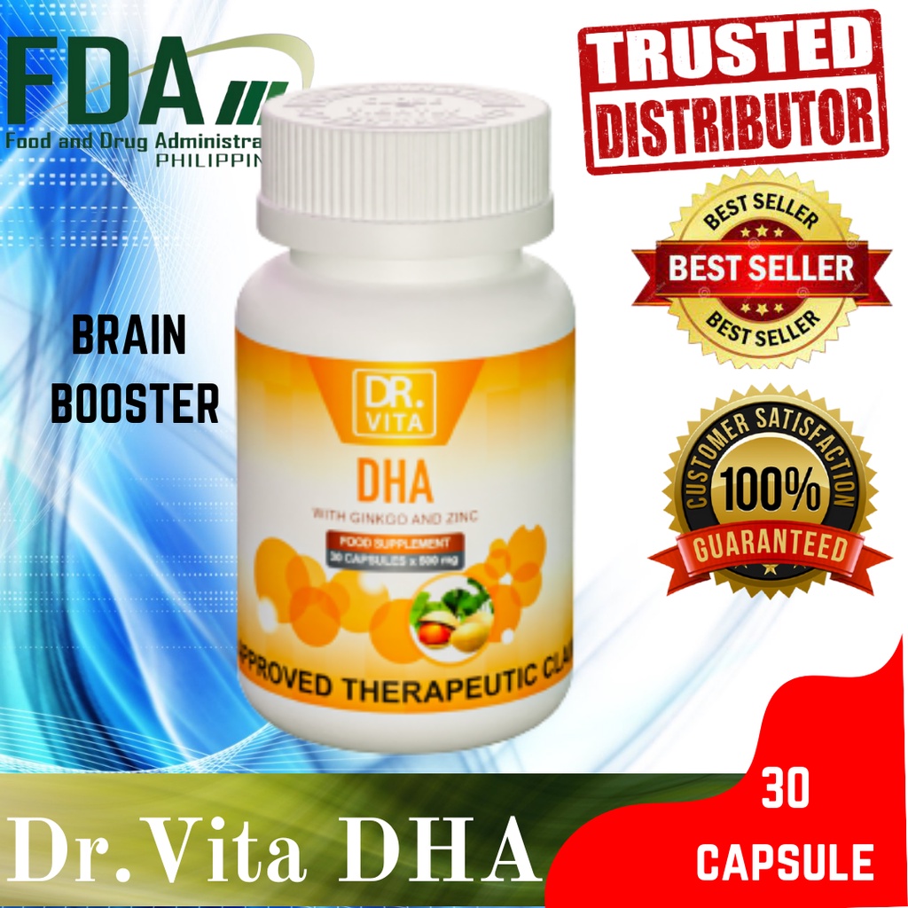 Dr. Vita DHA with Ginkgo and Zinc (For Adult & Elderly) Memory