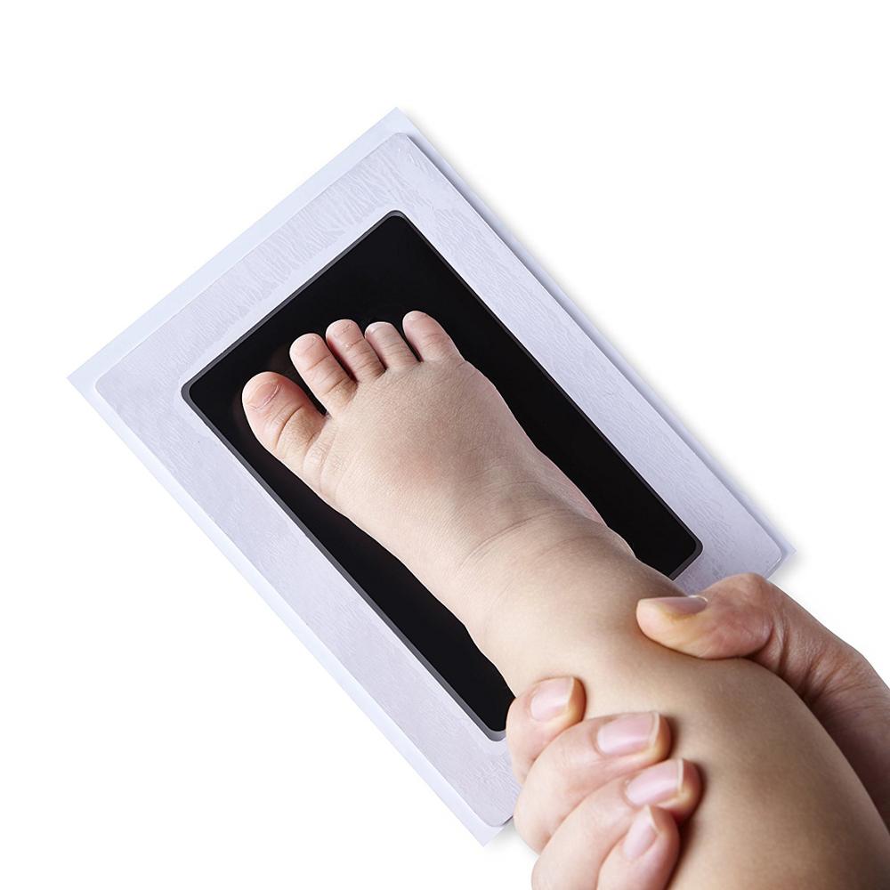 Safe Non-toxic Baby Footprints Handprint No Touch Skin Inkless Ink Pads Kits for 0-6 Months Newborn Pet Dog Prints Souvenir #8