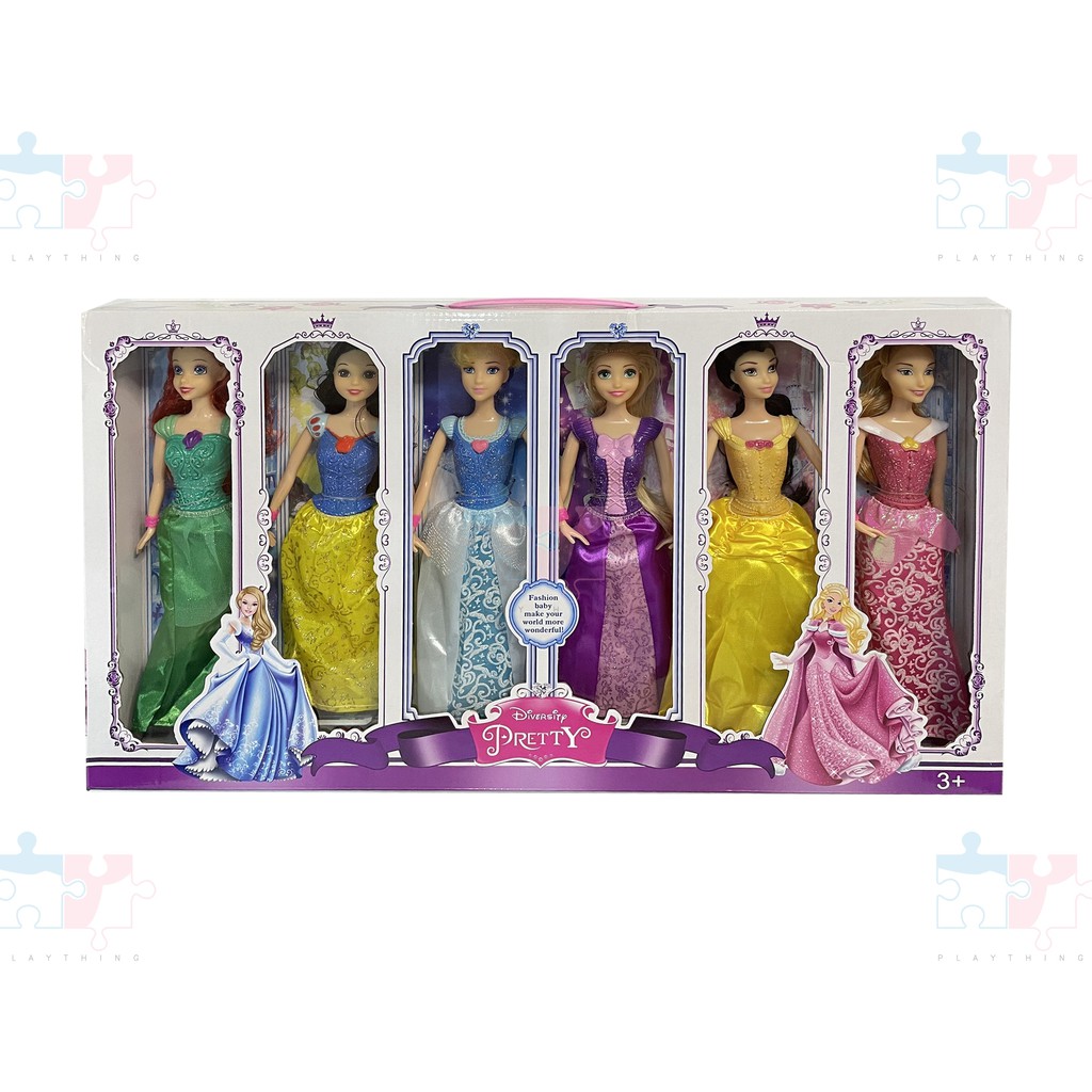 6 princess dolls