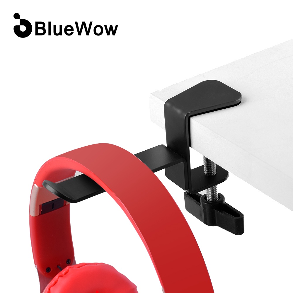 BlueWow Metal Desk Clip Headphone Holder OverearHeadset Display Stand