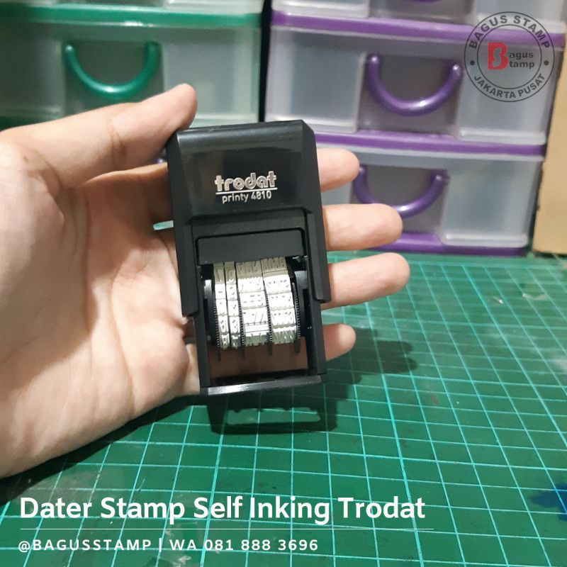 4810 Automatic Date Stamp Trodat SelfInking Stamps / Automatic Dater