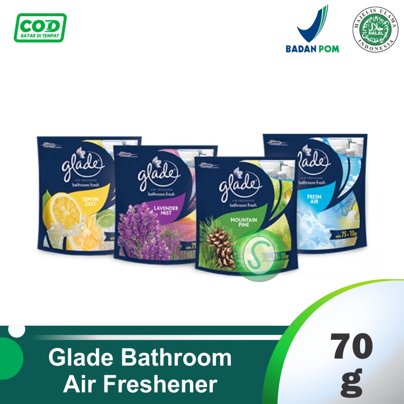 Glade Bathroom Air Freshener 75gr Bathroom Freshener Shopee Philippines