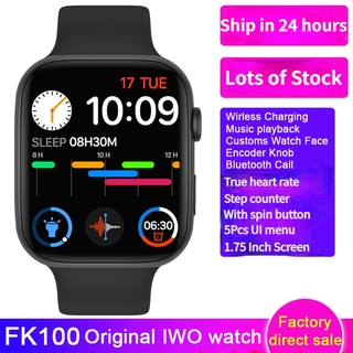 Fk100 Smart Watch 1 75 Inch Screen Make And Answer Call Music Women Men Wireless Charging Smartwatch Sports Gps Precise Trajectory Pk K8 Fk78 Fk Fk98 Smartwatches Shopee Philippines