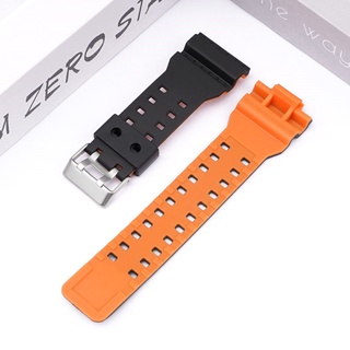 For Casio G-SHOCK GA-100 110 GD-100/110/120 G-8900 GLS-100 Matte Double Color Resin Sport Strap Replacement Watch Band #9