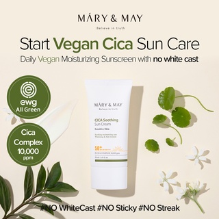 Mary May CICA Soothing Sun Cream SPF PA Ml Shopee Philippines