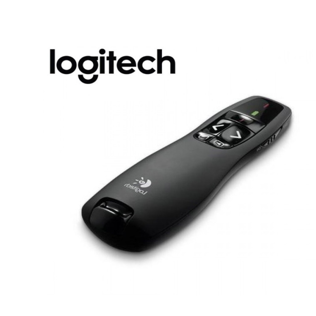 Logitech R400 Red Laser Pointer Wireless Remote Control | Shopee ...