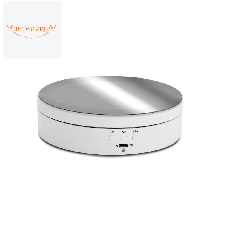 Rechargeable Turntable Display Stand 360 degree Rotating Angel Speed Adjustm g1t 