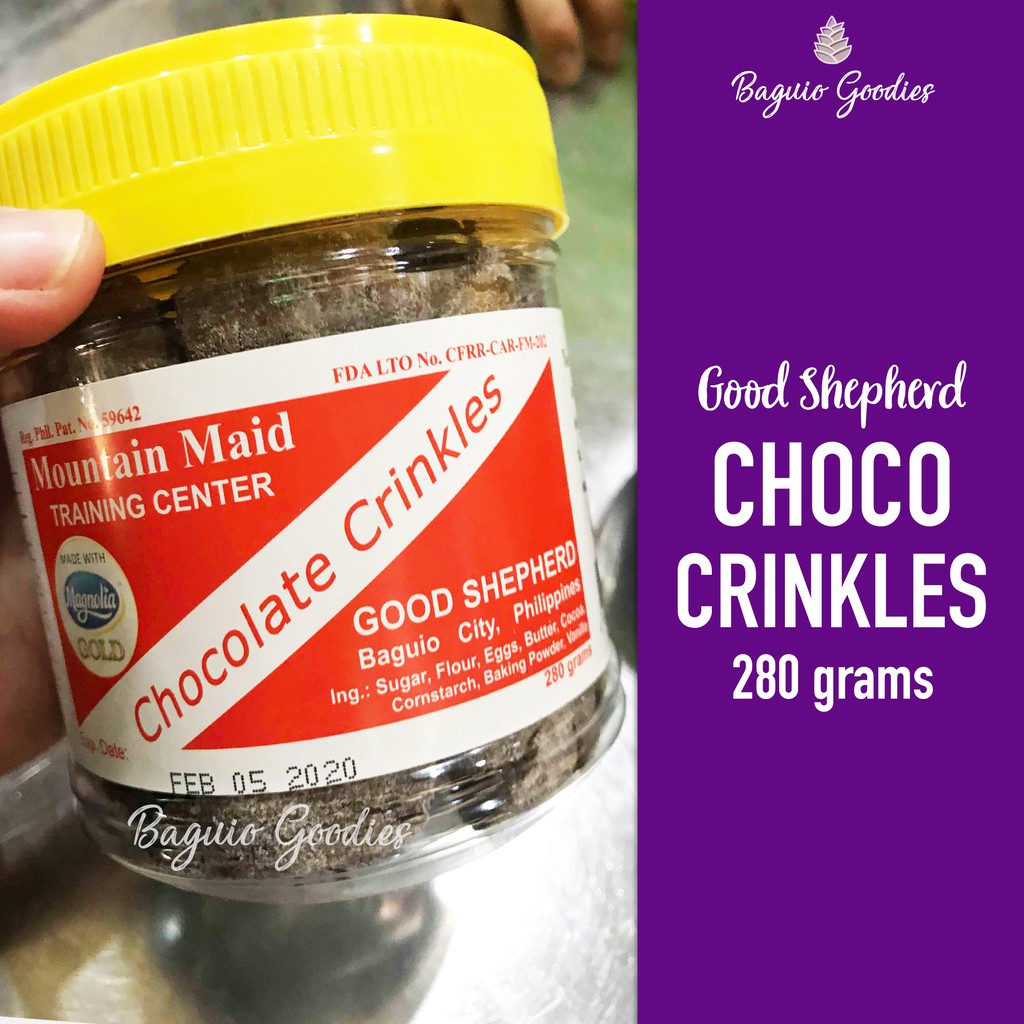 Baguio Chocolate Crinkles by Good Shepherd Shopee Philippines