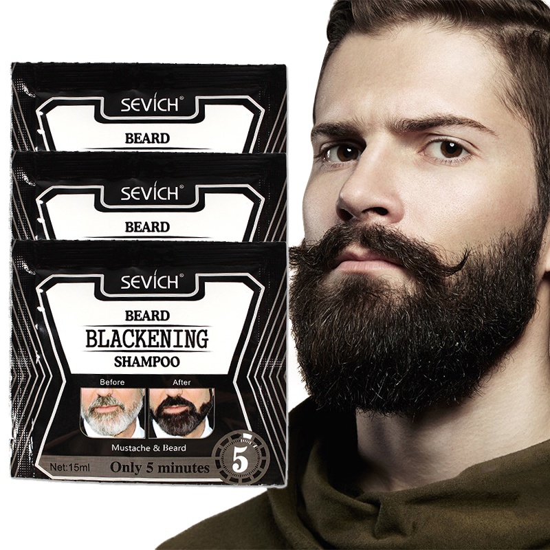 2022 NEW Beard Dye Shampoo For Men Beard Dying Removal White Grey Beard   16e7a18ef0a5ac92ab6569a9942e05cf