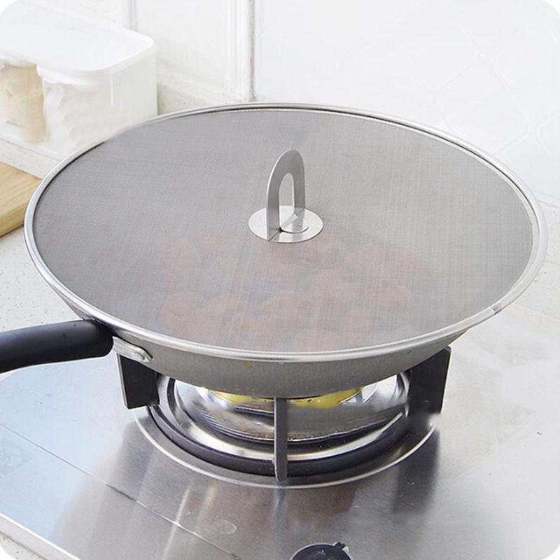 Hot From Hot Oil Stainless steel Universal Practical Kitchen 25/29/33cm