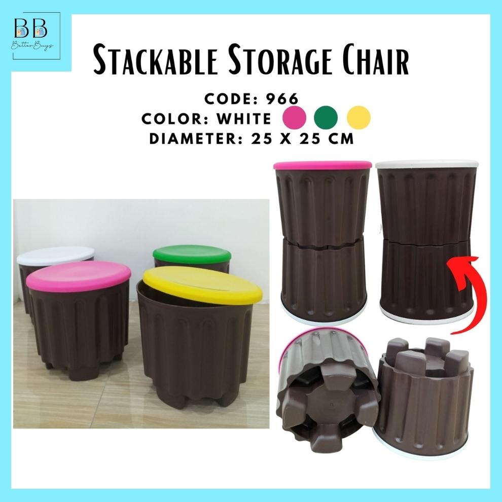 966 STACKABLE STORAGE CHAIR Shopee Philippines