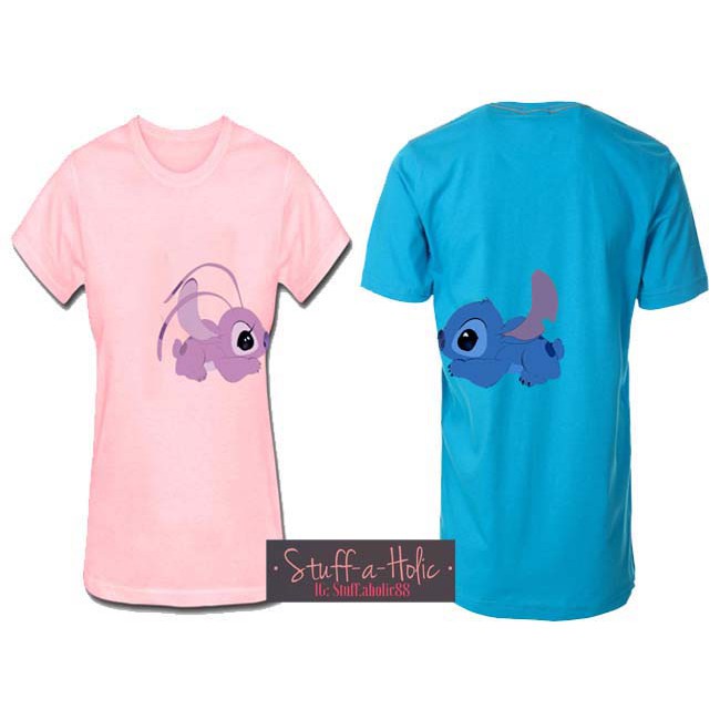 stitch couple t shirt