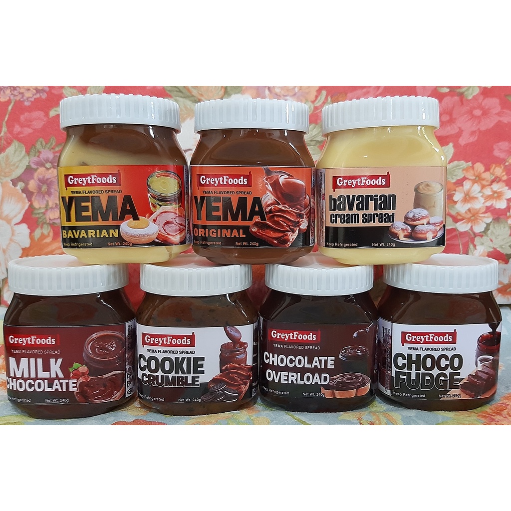 YEMA FLAVORED SPREADS 240g Shopee Philippines