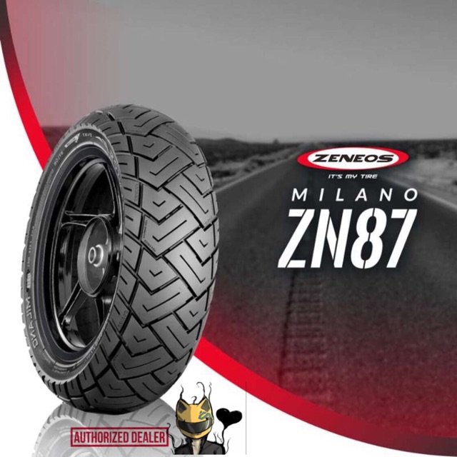 Zeneos ZN87 milano motorcycle tires Nmax R13 free pito Shopee Philippines