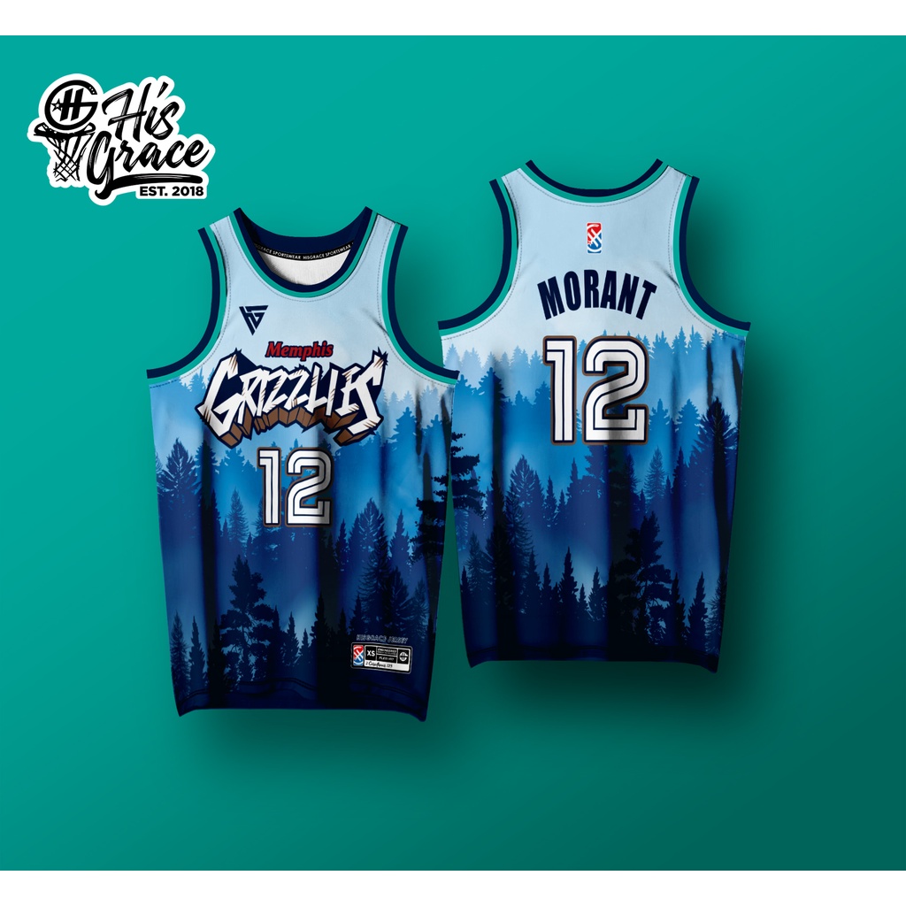 BLUE GRIZZLIES MEMPHIS JA MORANT HG CONCEPT JERSEY Shopee Philippines