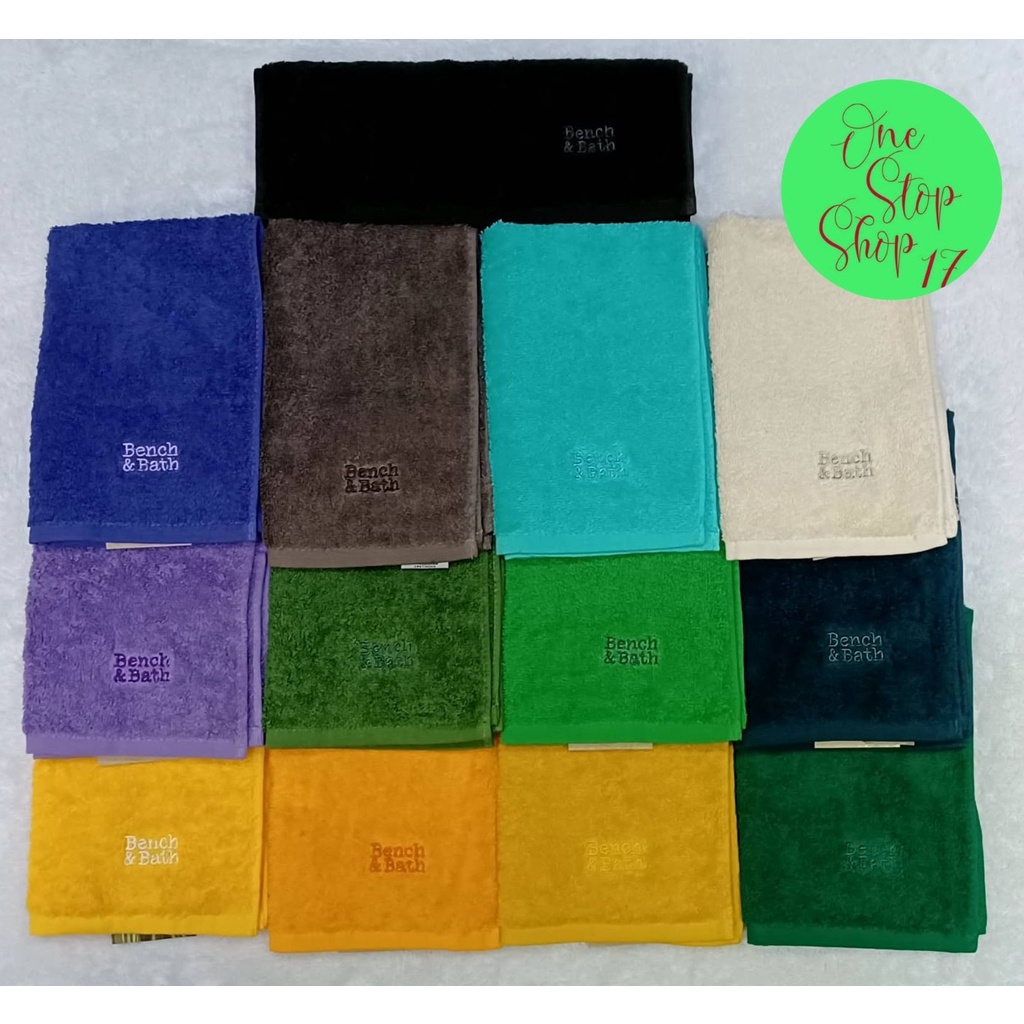 BENCH Towel Hanky / Face / Fingertip 100 Original (COLOR PART 1