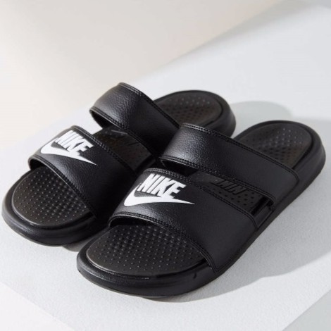 nike duo slides white