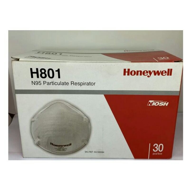 HONEYWELL 801 N 95 Disposable respirator use for dust & fumes 30pcs per