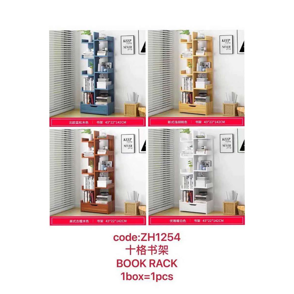 Book shelf Display Shelf Multipurpose Rack Book Ladder Stand