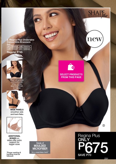 avon regina bra