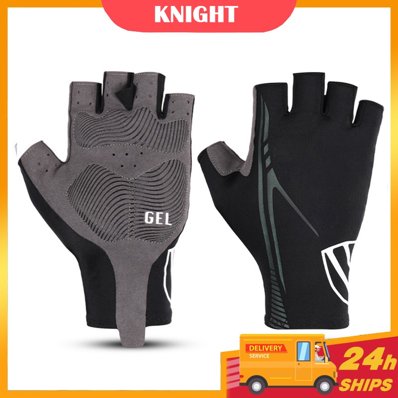 Details about   Bicycle Cycling Half Finger Gloves Sport Racing Gel Gloves Motorcycle MTB Bike 