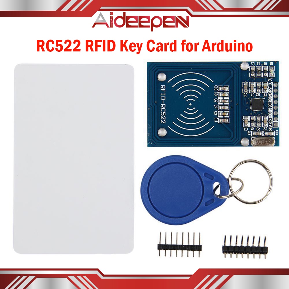 Aideepen Key Card Reader Rc522 Mfrc-522 13.56mhz Rfid Key Card Reader 