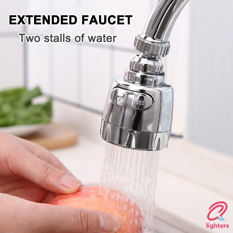 Lt 1pc Household Water Faucet Filter Extender Rotating Anti