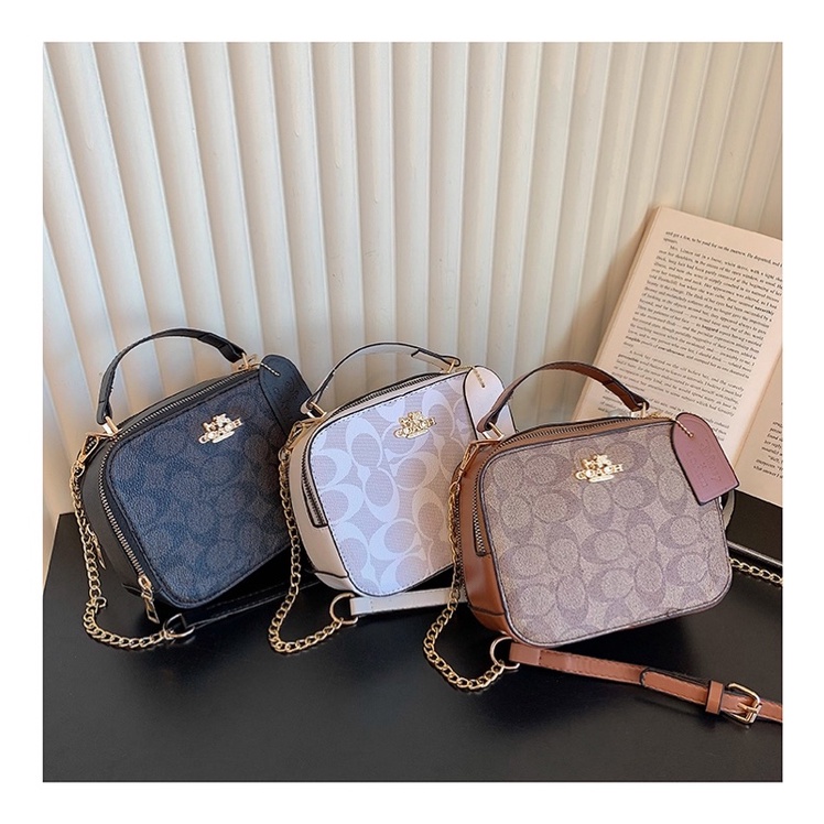Yvon 5581 High quality Monogram sling bags for women Shopee Philippines