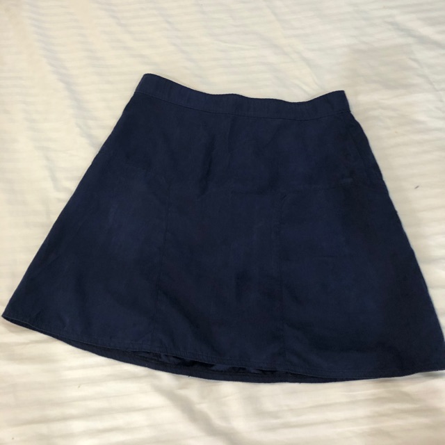 Forme mini skirt ( blue ) | Shopee Philippines