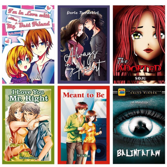 Bundle Of 6 Wattpad Books (Tagalog) | Shopee Philippines