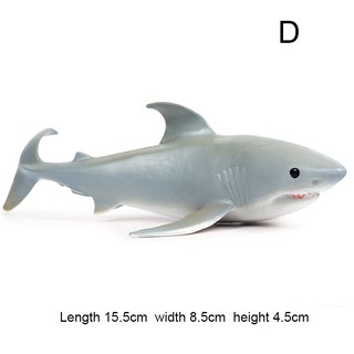 Lifelike Shark Shaped Toy Realistic Motion Simulation Animal Model Or Whale Toy Or Shark Shaped Toy Set Shopee Philippines