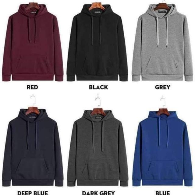 plain colored hoodies