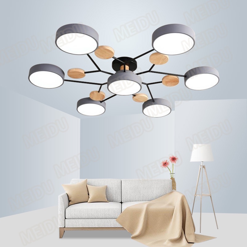 3 Colors Nordic Ceiling Light living room Minimalist chandelier modern