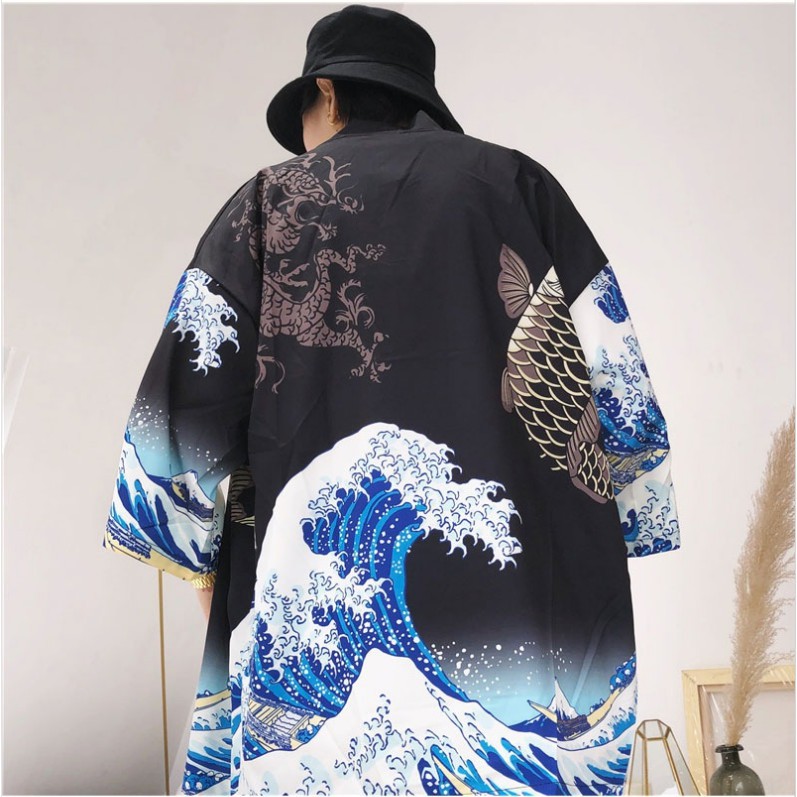 men kimono cardigan