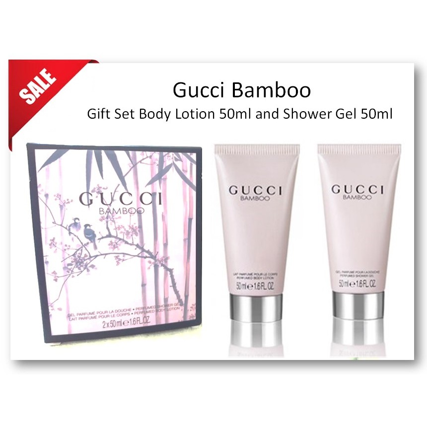 gucci bamboo 2 piece gift set