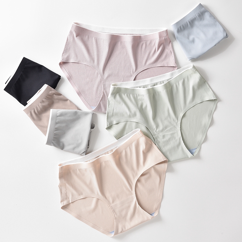 Korean style2020 summer new women's underwear ice silk seamless waist