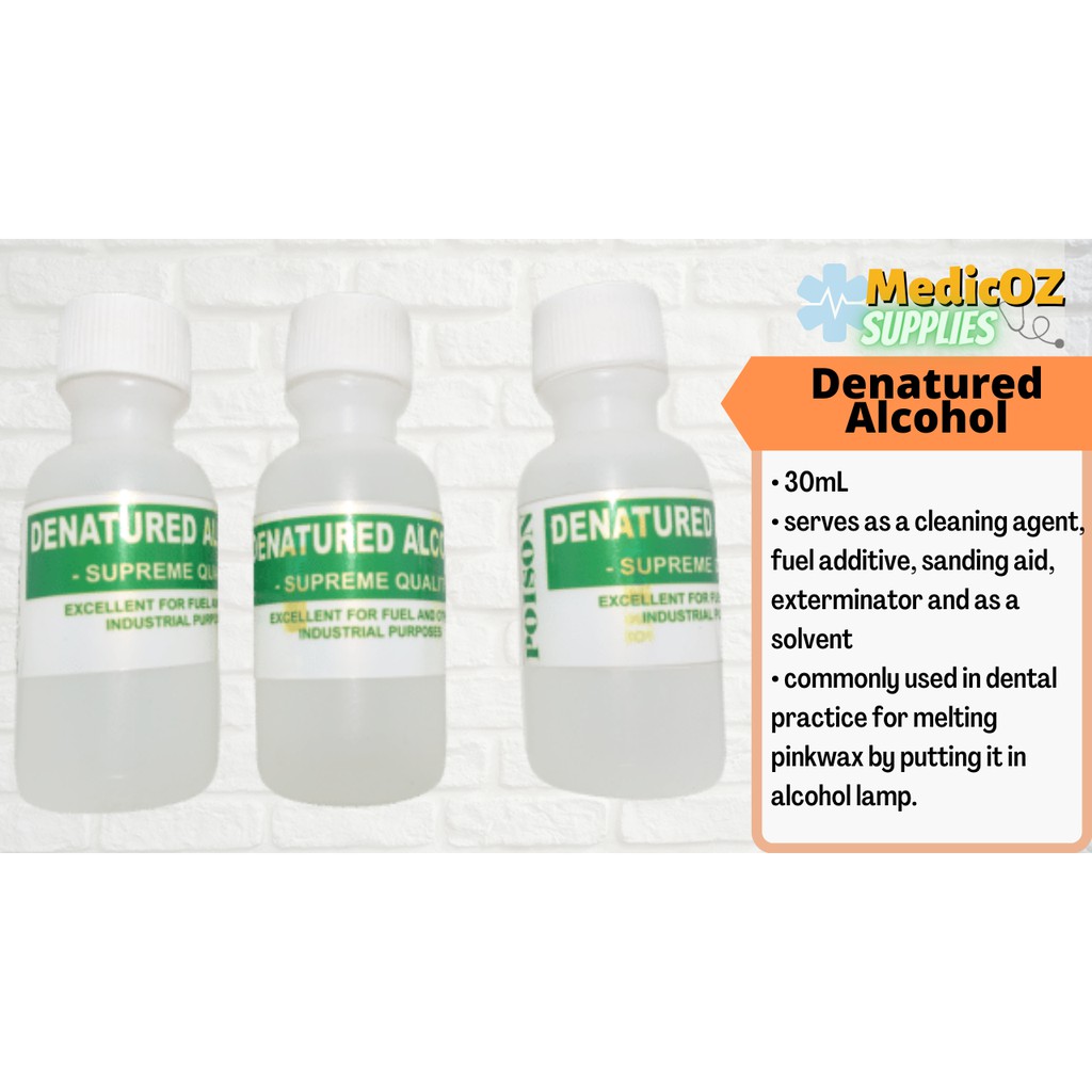 Denatured Alcohol 30mL | Shopee Philippines