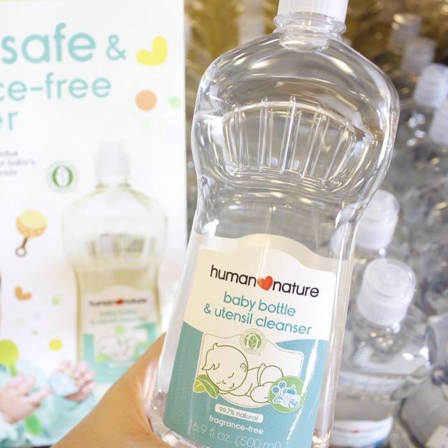 human nature baby bottle cleanser