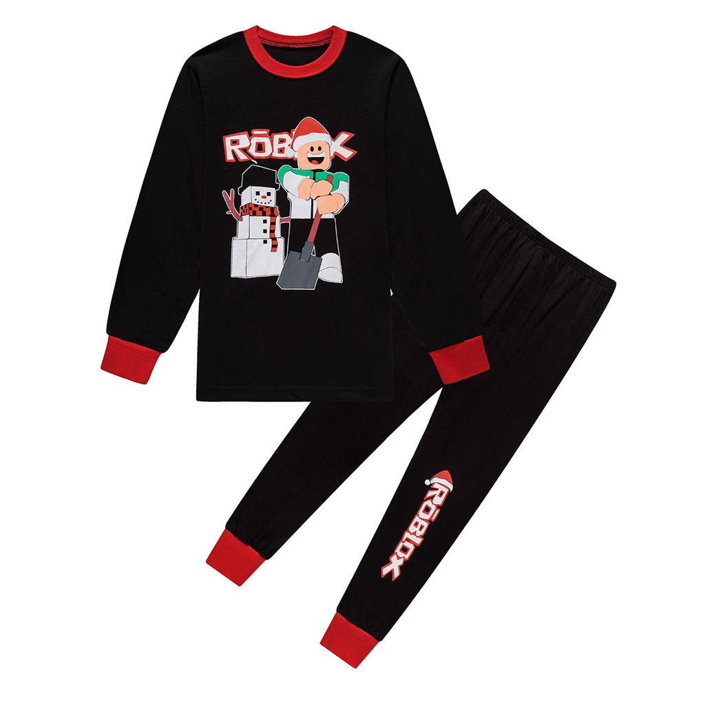 Child Roblox Clothes Sleepwear T Shirt Youtube Game Kids Boys Long Sleeve Christmas Xmas Pajamas Black Red Pjs 6 13years Pyjamas Pijamas Nighties Nightwear Nightgown Youth Boy Merch Youtube Gamer Birthday Gifts Shopee - red dc t shirt roblox