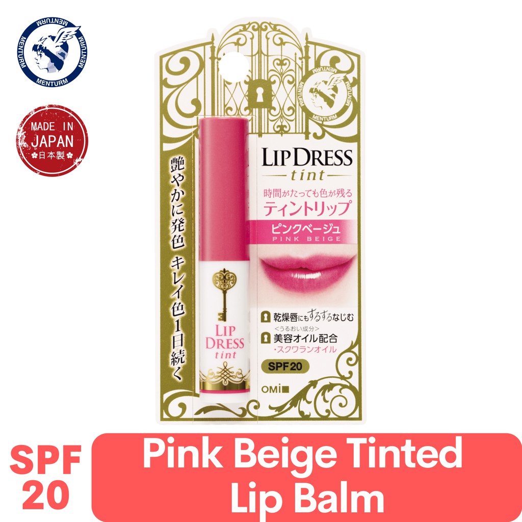 OMI Menturm Lip Dress Tint Pink Beige SPF20 2g | Shopee Philippines