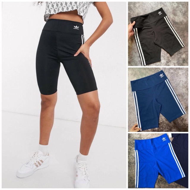 women's high rise bike shorts