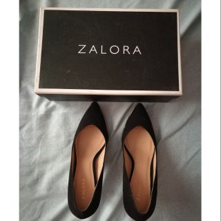 zalora black shoes
