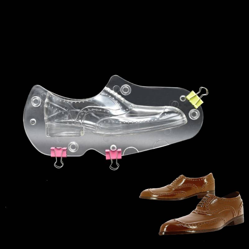 p44 Polycarbonate Mold 3D Men's Leather Shoes Shape Plastic Chocolate Cake  Mold Polycarbonate Jelly Candy Ice Mould Homemade Dessert DIY Baking |  Shopee Philippines