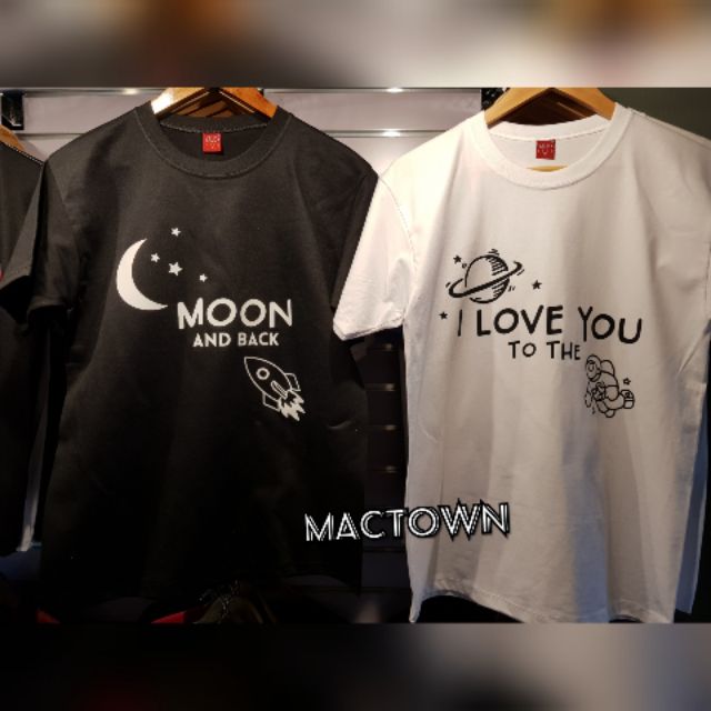 i love you to the moon and back shirt